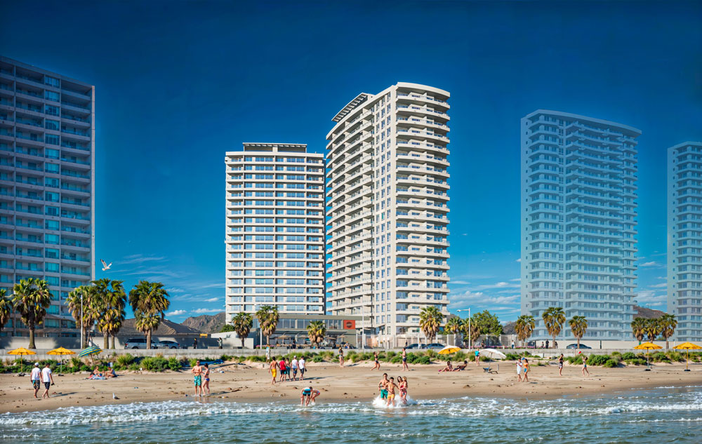 Render de Condominio Costanera Coquimbo